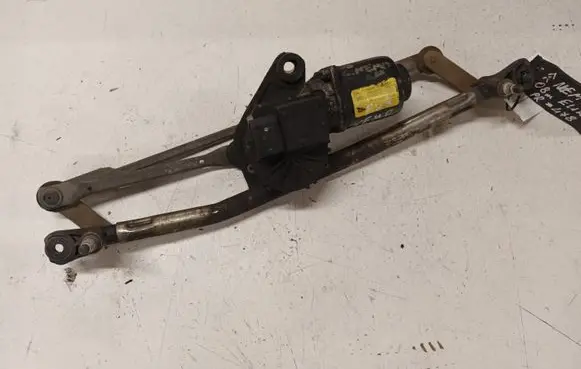 Front wiper linkage and motor