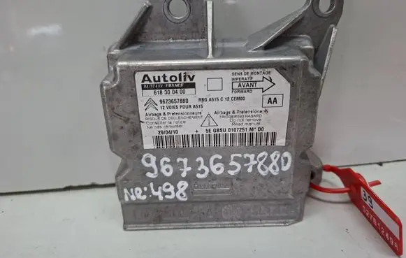Citroen C3 Airbag control unit/module S27612498 618300400 9673657880