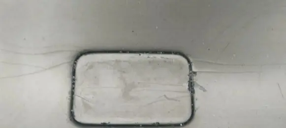 Rear bumper row hook cap/cover