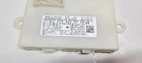 Mercedes-Benz SL R231 Keyless (KESSY) go control unit/module A2129009729