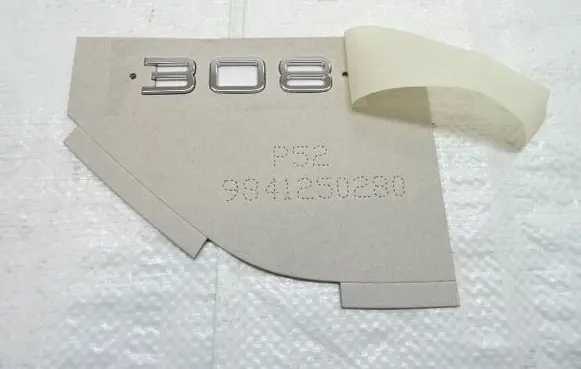 Peugeot 308 Manufacturer badge logo/emblem 98412502DX