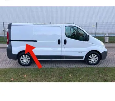 Renault Trafic II (X83) Sliding door middle rail 