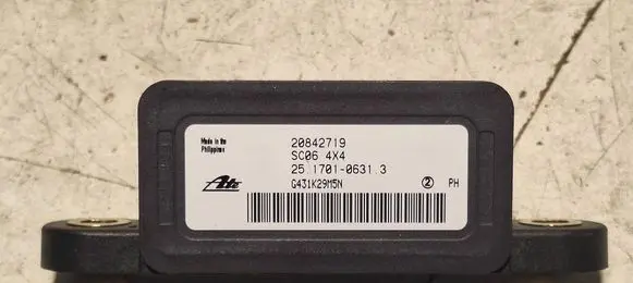 ESP acceleration yaw rate sensor