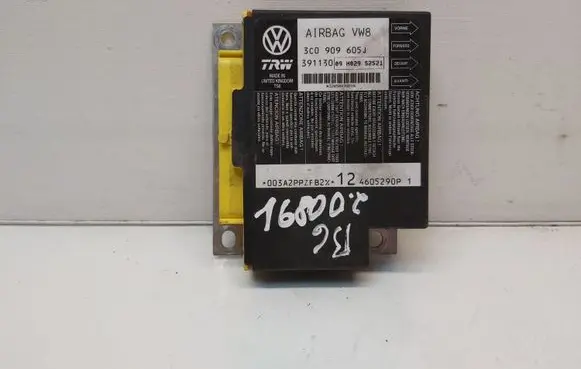 Volkswagen PASSAT B6 Airbag control unit/module 3C0909605J