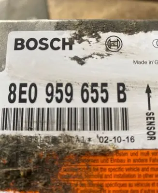 Audi A4 S4 B6 8E 8H Airbag control unit/module 8E0959655B