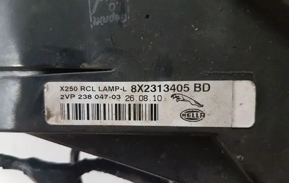 Jaguar XF Rear/tail lights 8X2313405BD