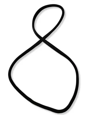 Mercedes-Benz C W204 Front door rubber seal 