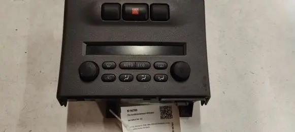 Opel Zafira A Climate control unit 013140985