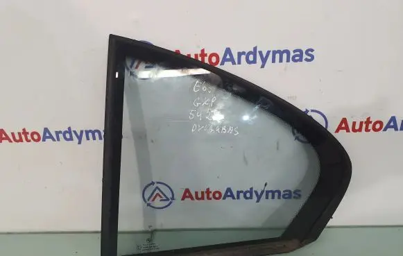 Rear vent window glass