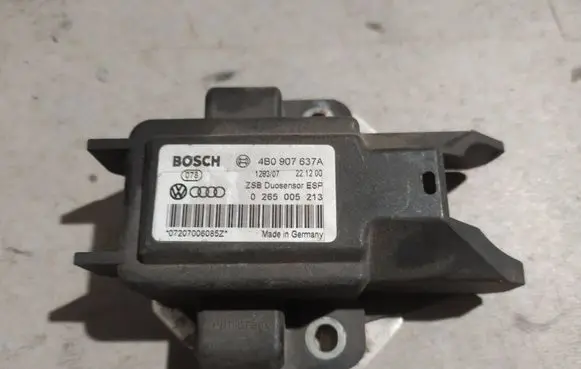 Audi A6 S6 C5 4B ESP acceleration yaw rate sensor 4B0907637A