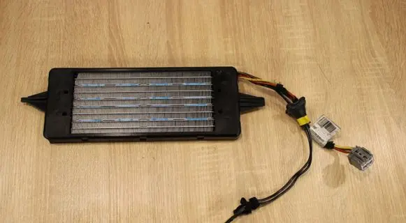 Electric cabin heater radiator