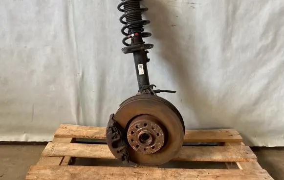 Skoda Superb B6 (3T) Front wheel hub spindle knuckle 3C0413031AT