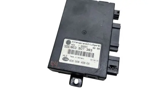Audi A4 S4 B6 8E 8H Tow bar trailer control unit/module 8E0907383