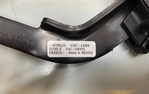 Chrysler Grand Voyager IV Accelerator throttle pedal 034P-E4206 031852 039415