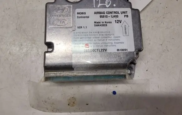 Hyundai i20 (PB PBT) Airbag control unit/module 959101J400 28SD0CTL22V