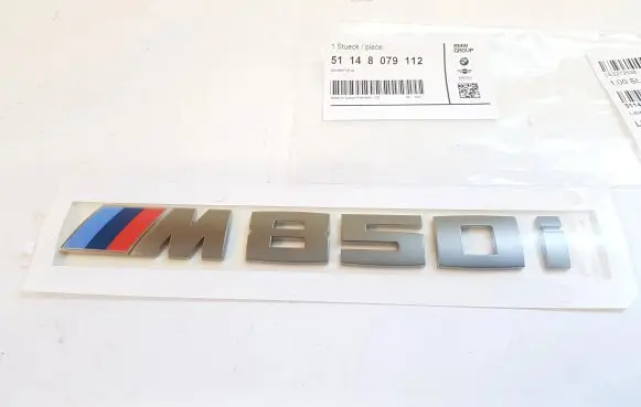 BMW M8 F91 F92 G14 G15 Manufacturers badge/model letters 51148079112