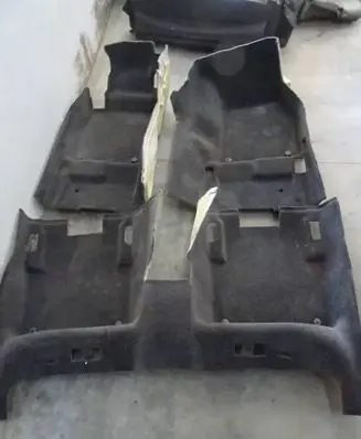 Audi A8 S8 D3 4E Front floor carpet liner 4E1863710E 4E1863709C 4E0863021C
