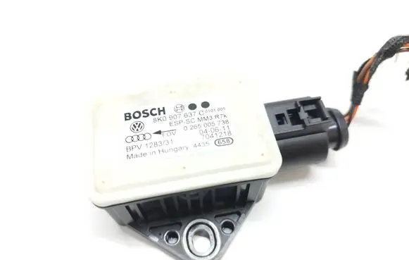 ESP acceleration yaw rate sensor
