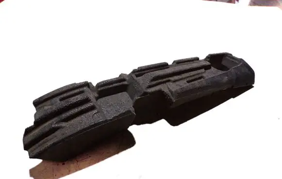 Front bumper foam support bar