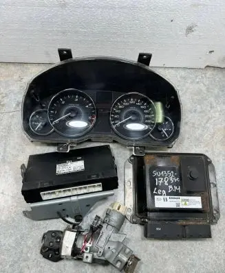 Subaru Legacy Engine ECU kit and lock set 88215AJ000 88281AJ200 85002AJ431