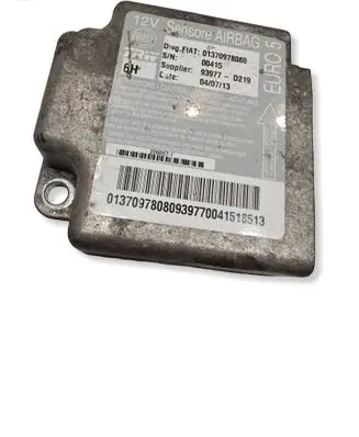 Fiat Ducato Airbag control unit/module 93977D219 01370978080