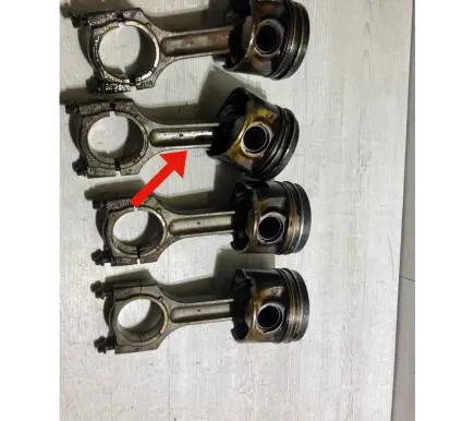 BMW X3 E83 Piston with connecting rod