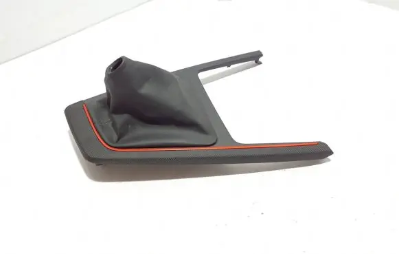Gear lever shifter trim leather/knob