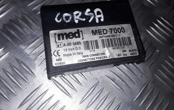 Opel Antara Other control units/modules A000493 MED7000