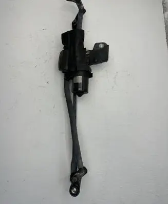 Front wiper linkage and motor