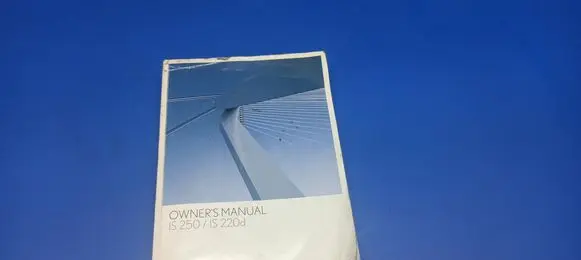 Lexus IS 220D-250-350 User manual 0199953556