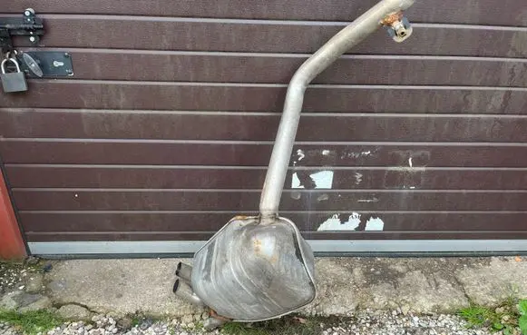 Mercedes-Benz E W211 Muffler/silencer 2114911100
