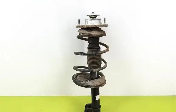 Front shock absorber with coil spring