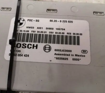 BMW 3 E90 E91 Parking PDC control unit/module 66209225825 0263004424 102135