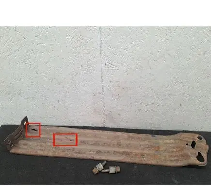 Volkswagen Transporter - Caravelle T5 Spare wheel mounting bracket 