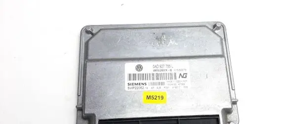 Volkswagen Touareg I Gearbox control unit/module 0AD927755L M5219