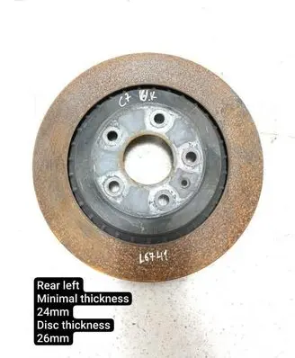 Chevrolet Corvette C7 Rear brake disc 