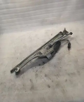 Front wiper linkage and motor