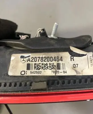 Mercedes-Benz E A207 Tailgate rear/tail lights A2078200464 542502 7812004