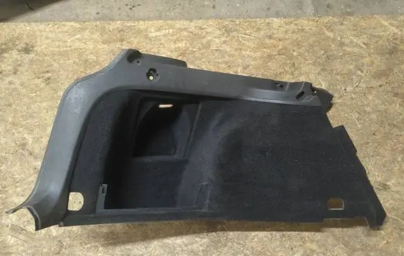 Volkswagen PASSAT B6 Trunk/boot lower side trim panel 3C9867427