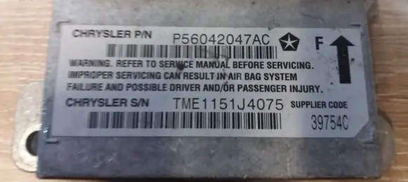 Jeep Grand Cherokee (WJ) Airbag control unit/module P56042047AC 39754C