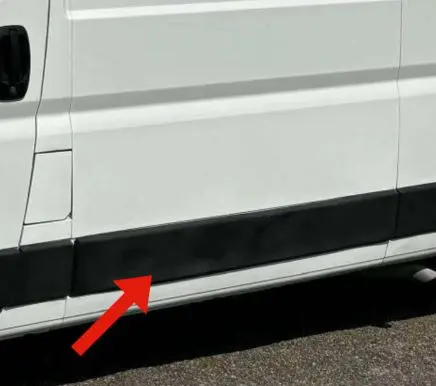 Citroen Jumper Sliding door trim (molding) 1306606070