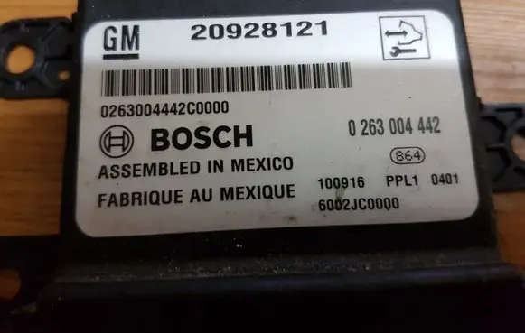 Opel Insignia A Parking PDC control unit/module 20928121 0263004442
