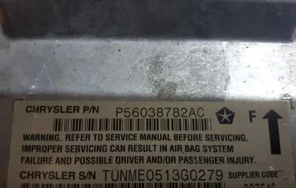 Jeep Grand Cherokee (WJ) Airbag control unit/module P56038782AC 0513G0279