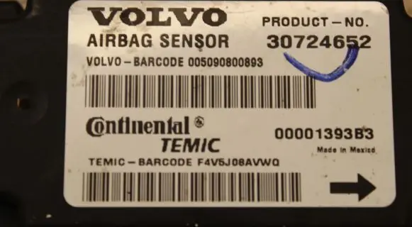 Volvo V50 Airbag control unit/module 30724652