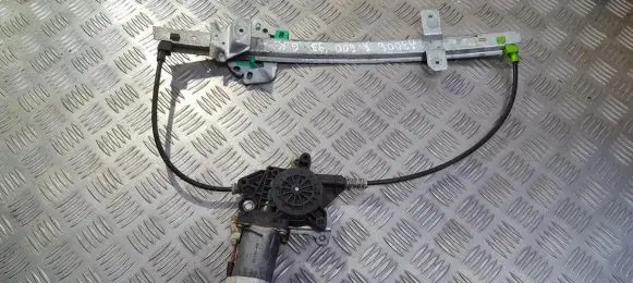 Sliding door window regulator with motor