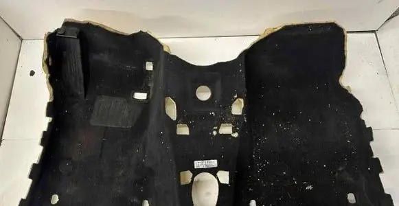 BMW 3 F30 F35 F31 Front floor carpet liner 7288038