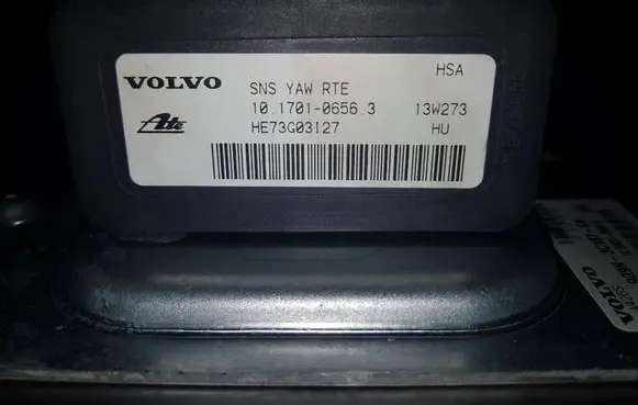 Volvo V70 ESP acceleration yaw rate sensor 31264514