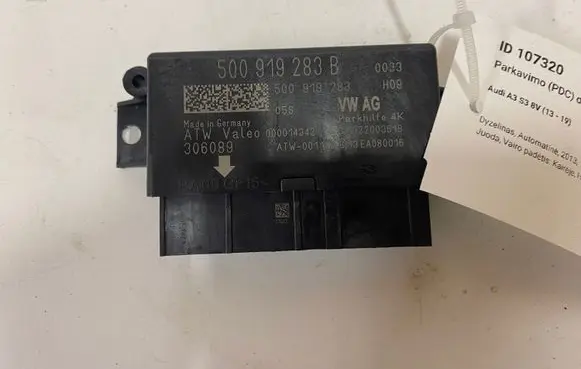 Audi A3 S3 8V Parking PDC control unit/module 5Q0919283B