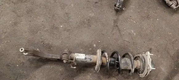 Audi A6 S6 C7 4G Front shock absorber with coil spring 4G0413031D