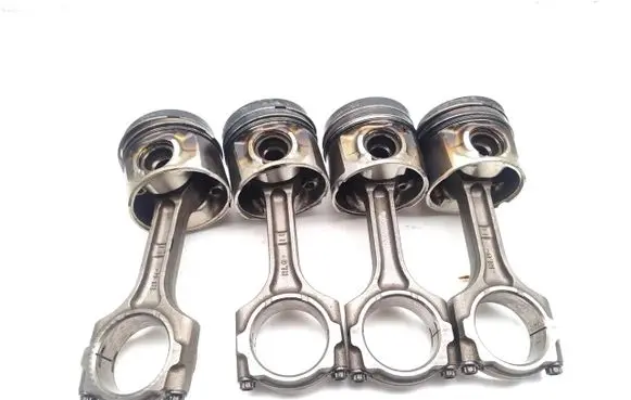 Piston with connecting rod
